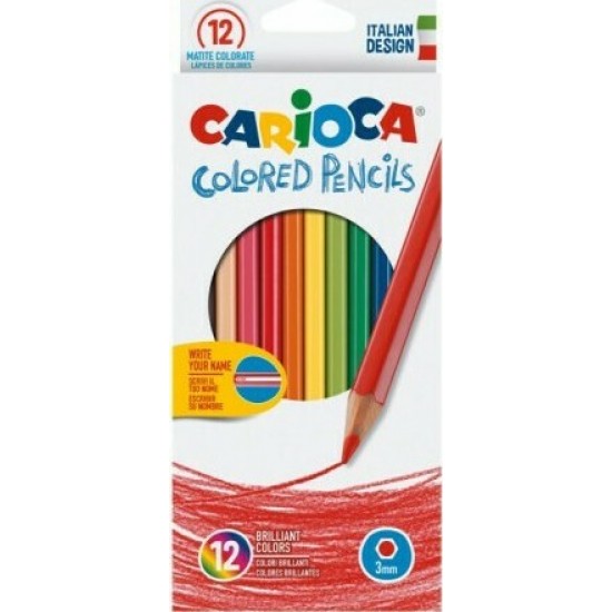 Carioca Colored Pencils ξυλομπογιές 12τμχ