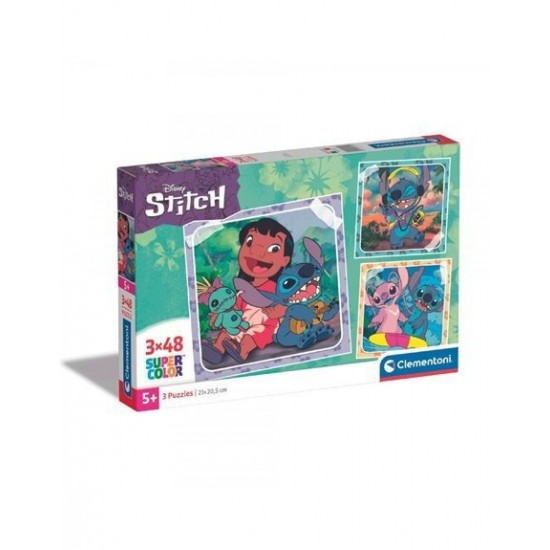 LILO & STICH PUZZLE 3x 48ΤΕΜ CLEMENTONI