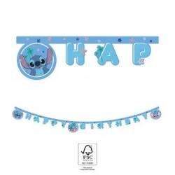 LILO & STICH  HAPPY BIRTDAY BANNER 