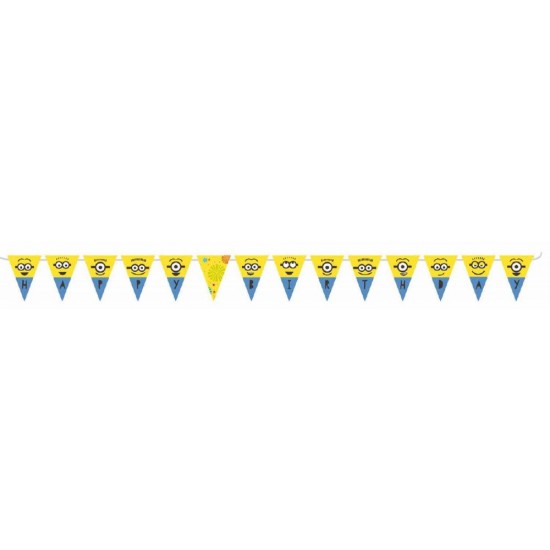 MINIONS BANNER HAPPY BIRTHDAY 