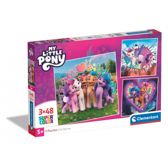 MY LITTLE PONY PUZZLE 3x 48ΤΕΜ CLEMENTONI