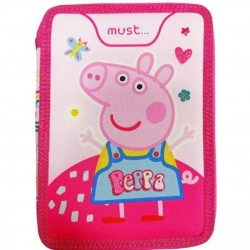 PEPPA ΚΑΣΕΤΙΝΑ ΔΙΠΛΗ ΓΕΜΑΤΗ ΡΟΖ