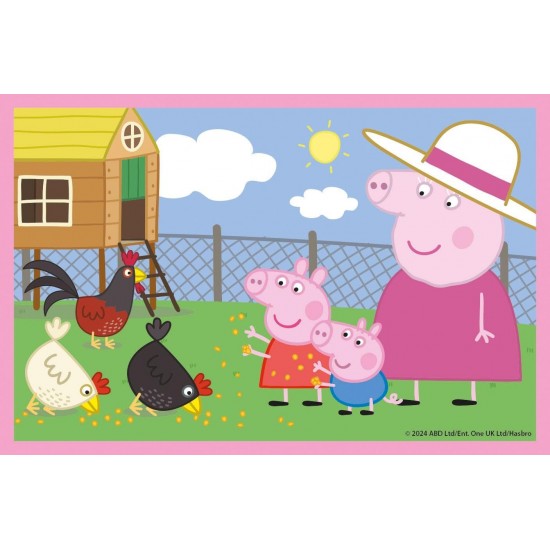 PEPPA PIG PUZZLE CLEMENTONI 6 ΚΥΒΟΙ