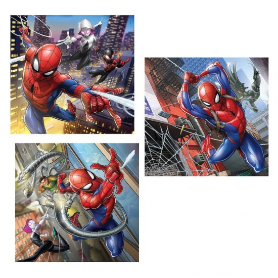 SPIDERMAN PUZZLE 3x 48ΤΕΜ CLEMENTONI